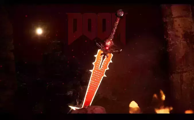 The Crucible Doom Eternal  3D model