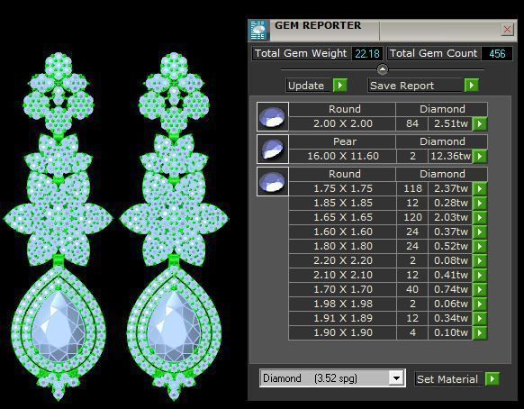 Necklace Zercone Set 3D print model_8