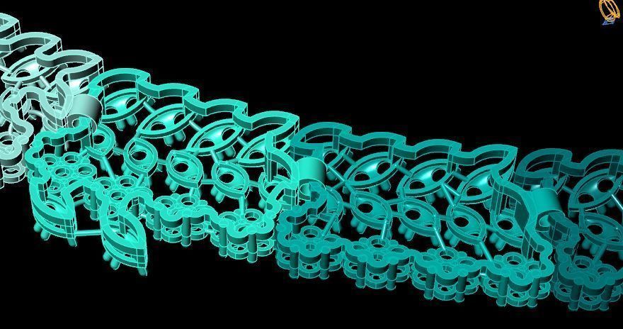 Necklace Zercone Set 3D print model_19