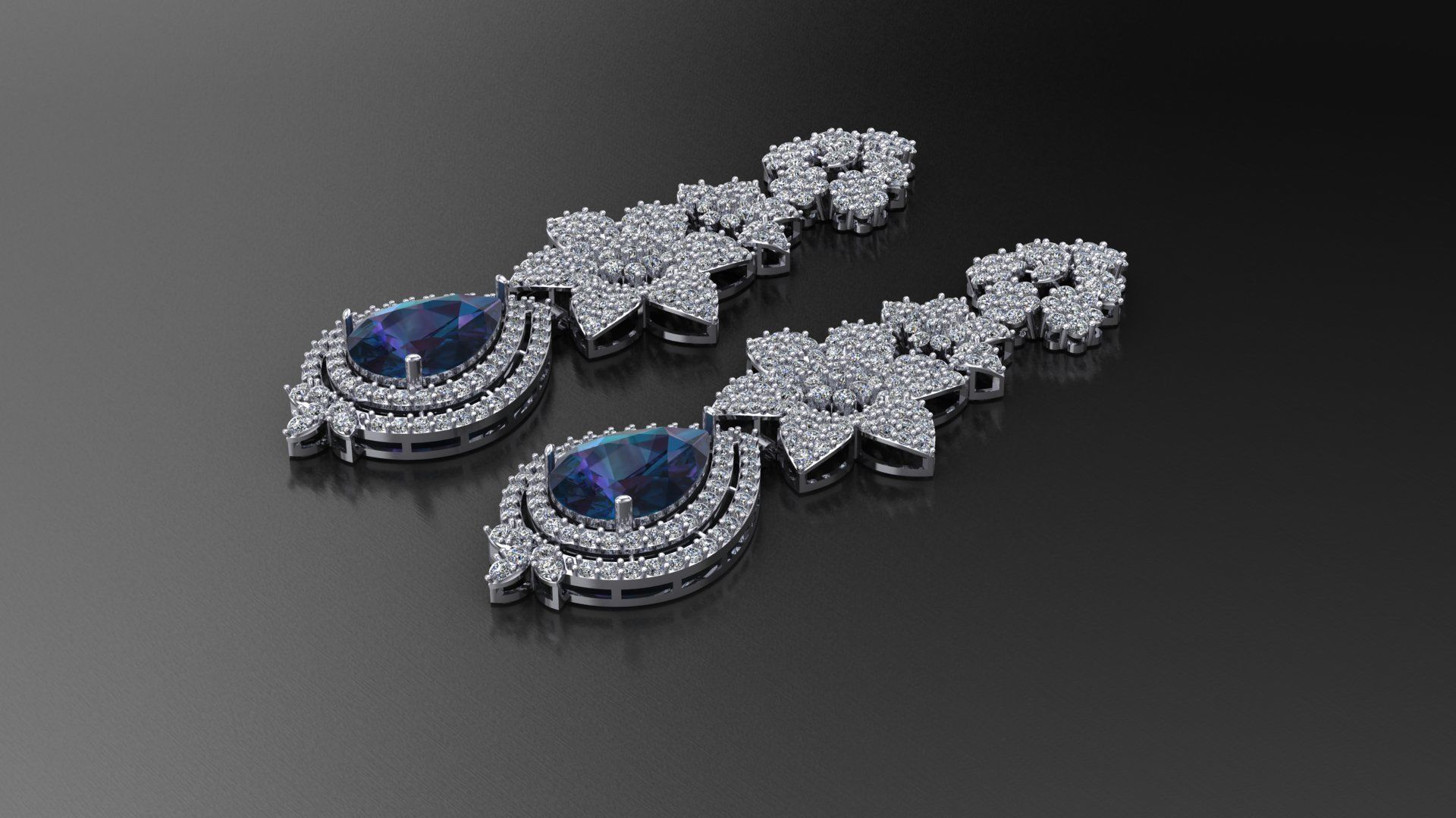 Necklace Zercone Set 3D print model_3