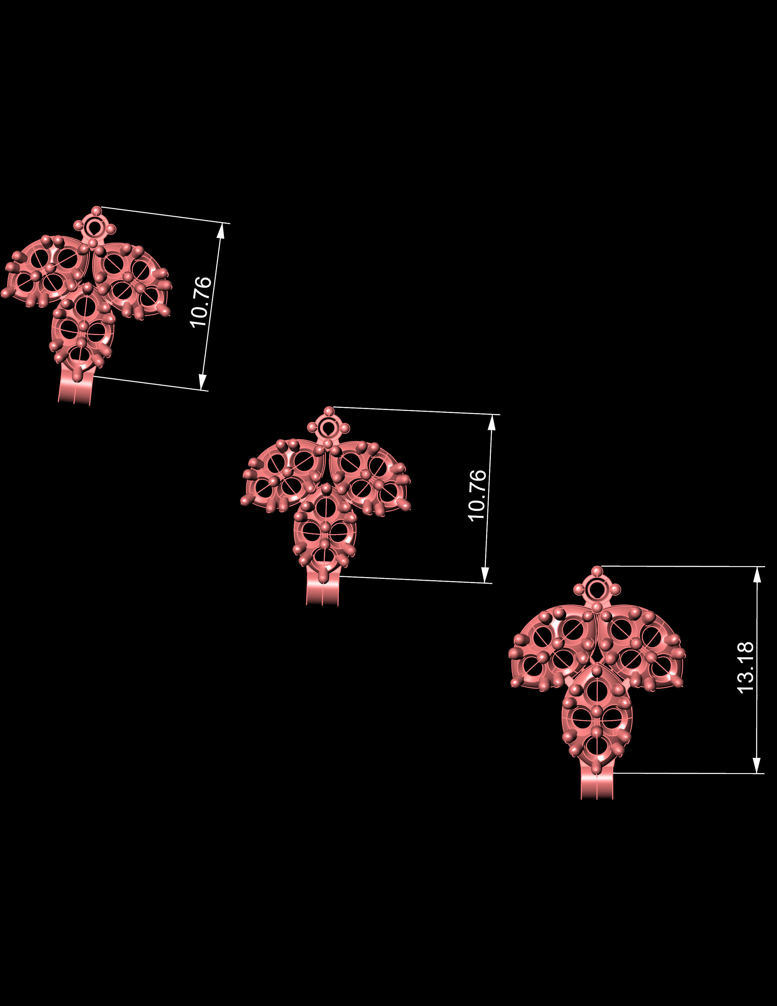 Necklace Zercone Set 3D print model_20