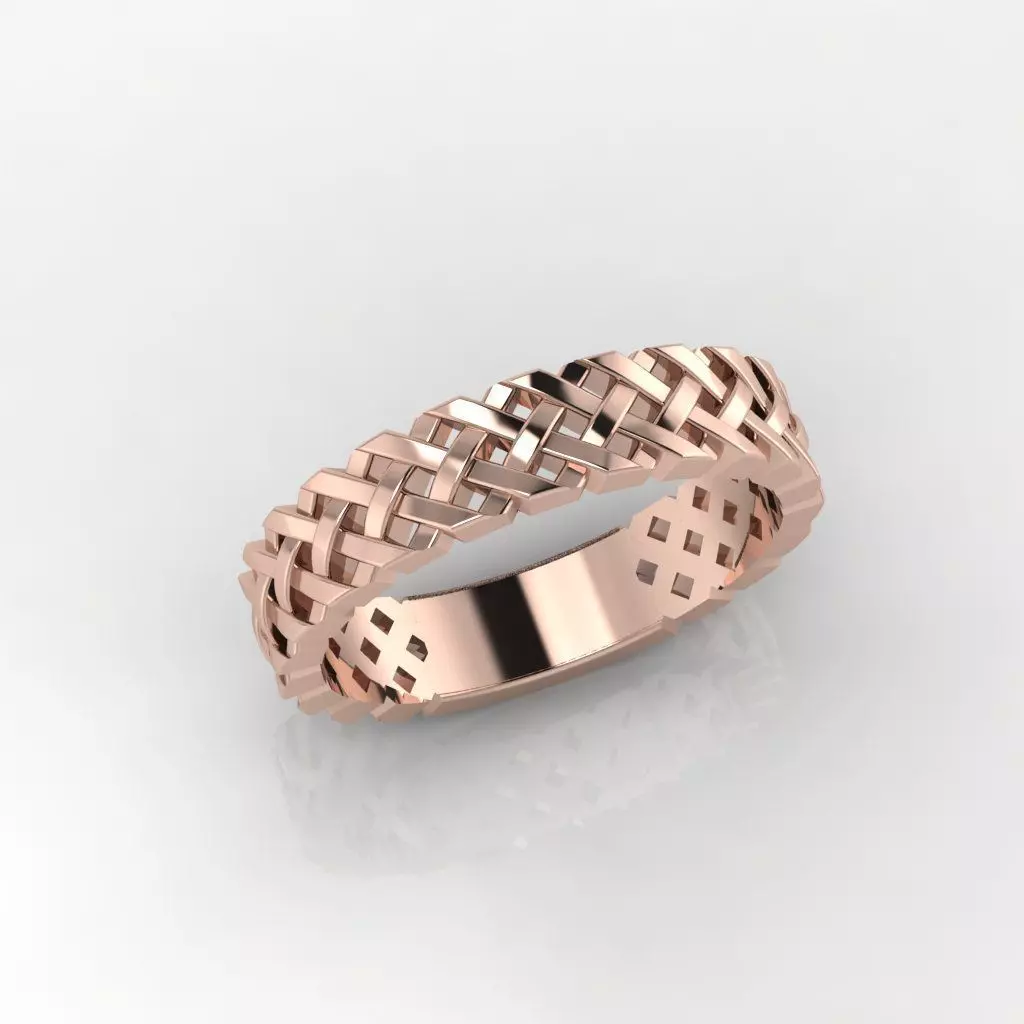 Jewelry ring 3D print model_0