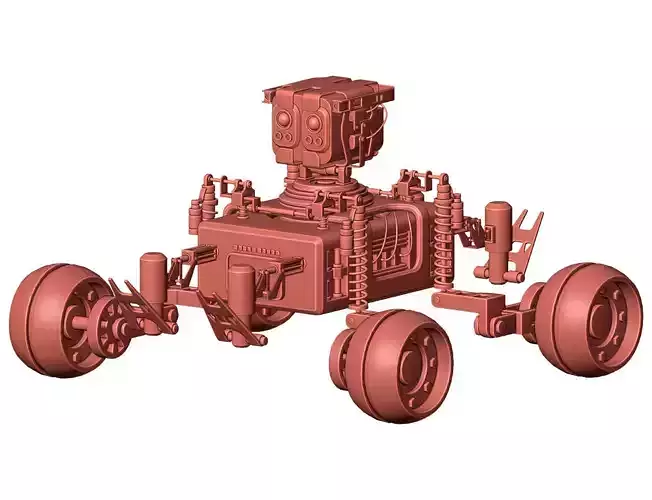 Robot 2 - Only Mesh 3D model