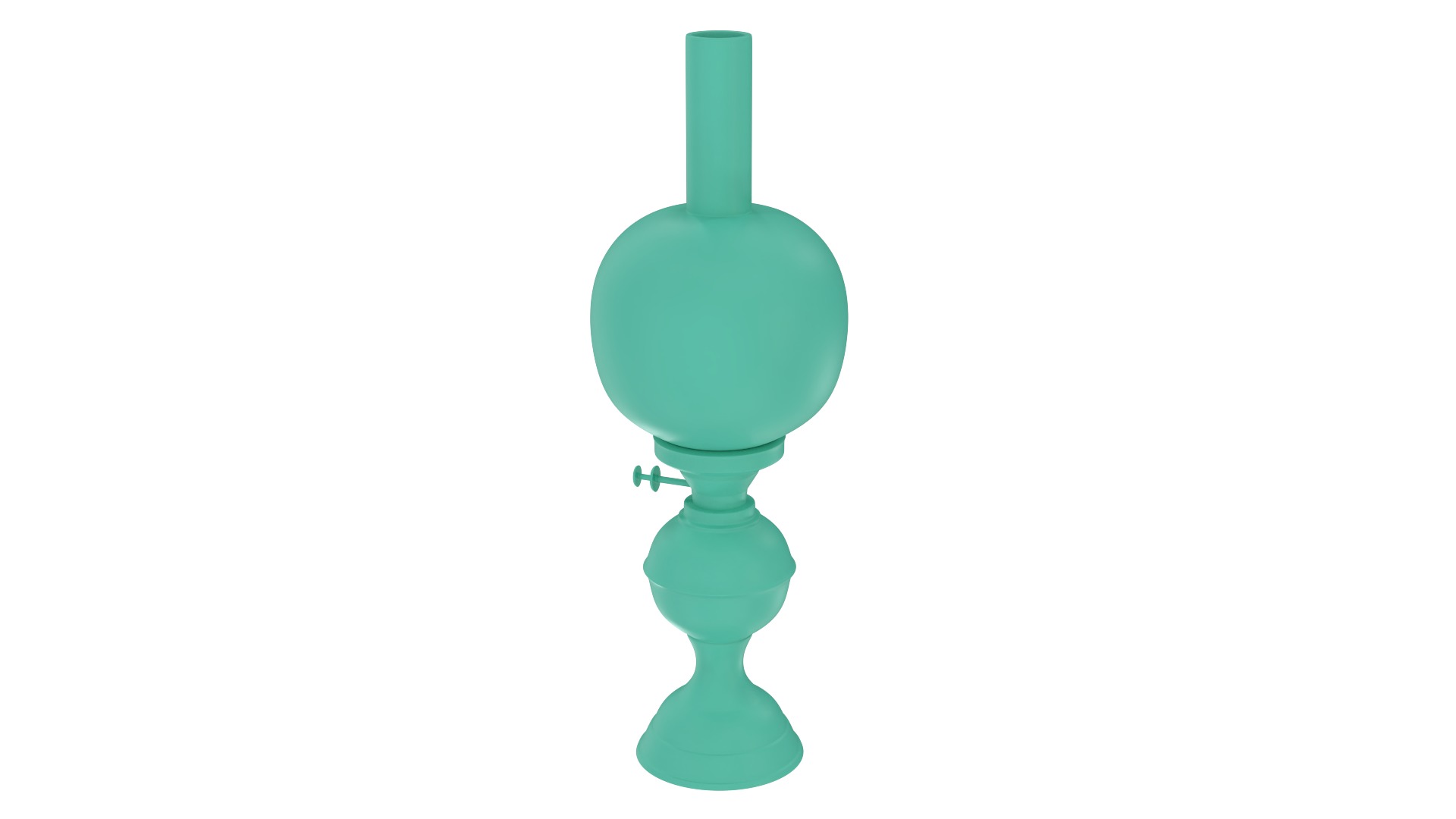 Vintage Oil Lamp 3D model_1