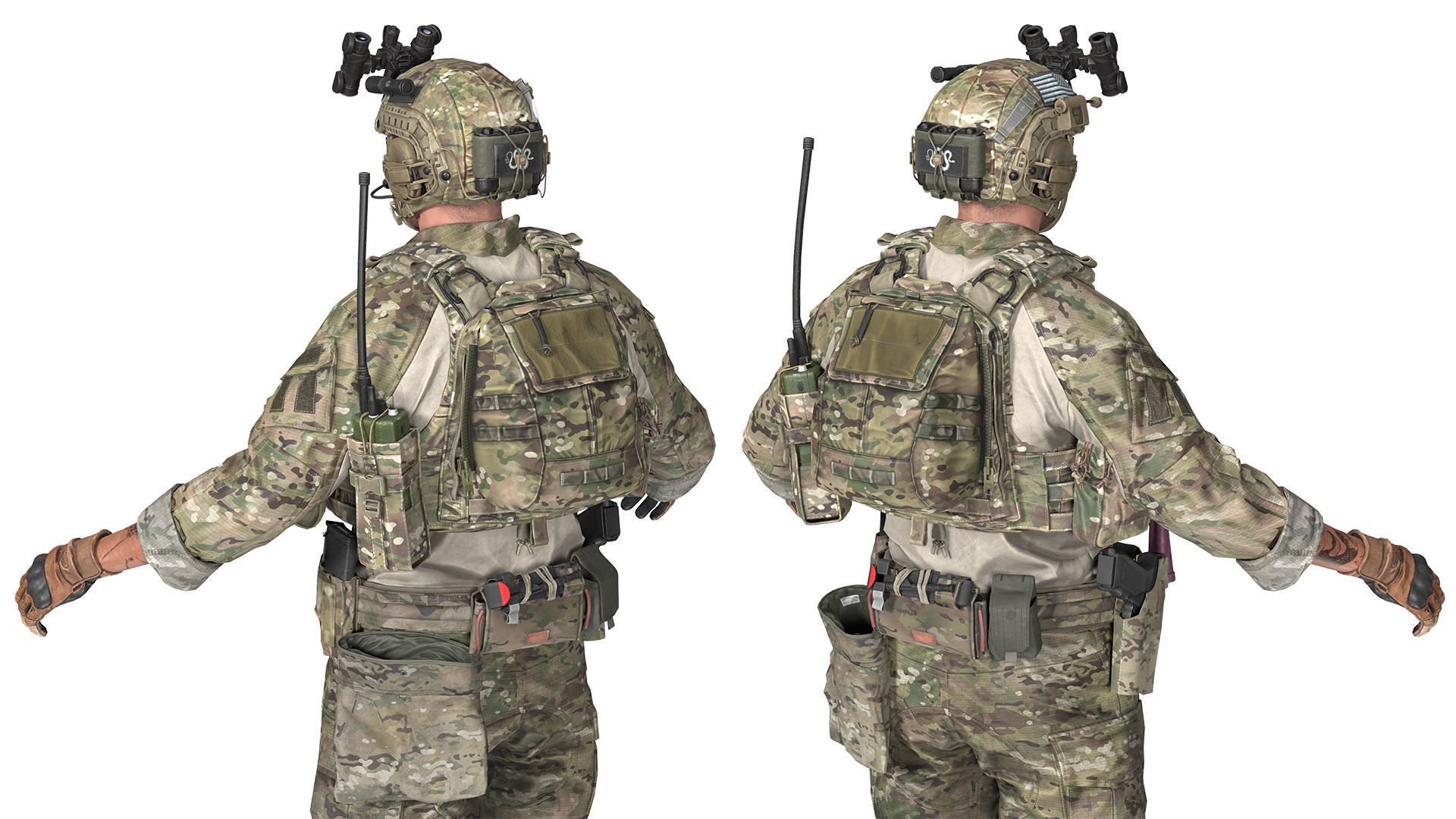 AVS ZIP-ON BACKPACK Low-poly 3D model_2