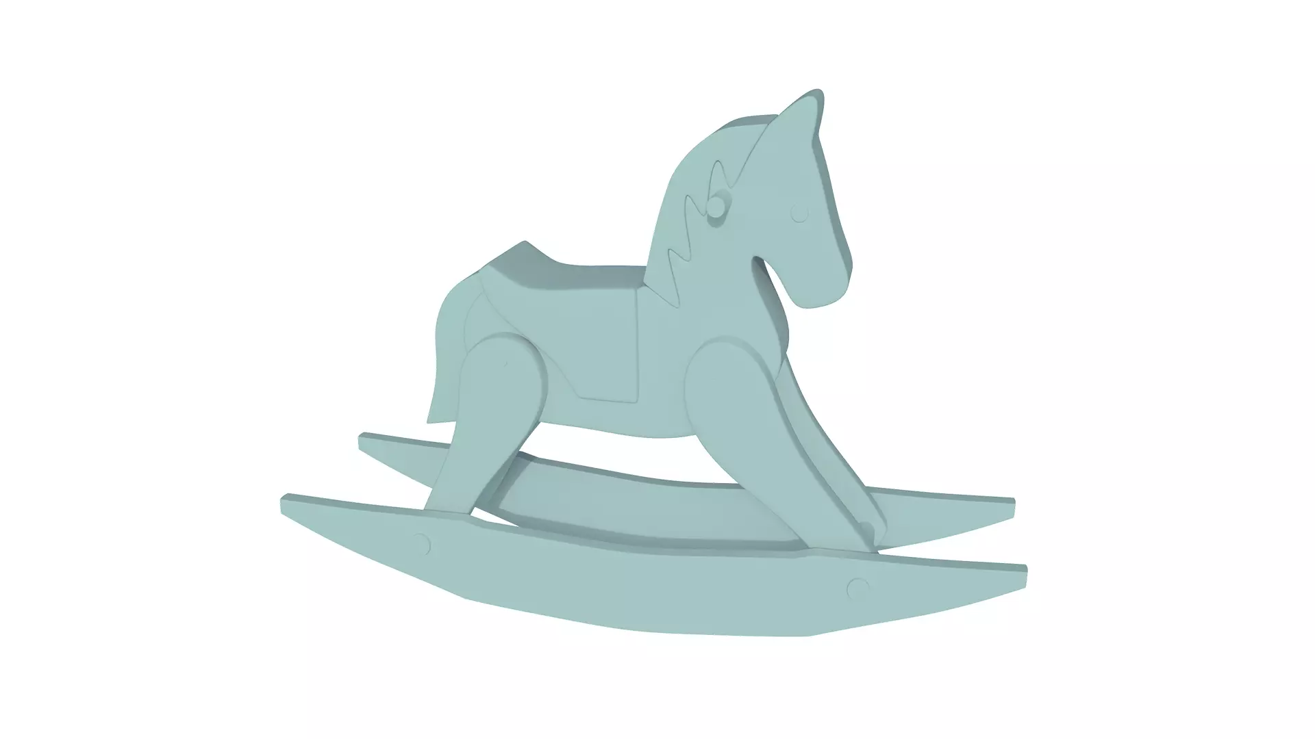 Wooden Horse Free 3D model