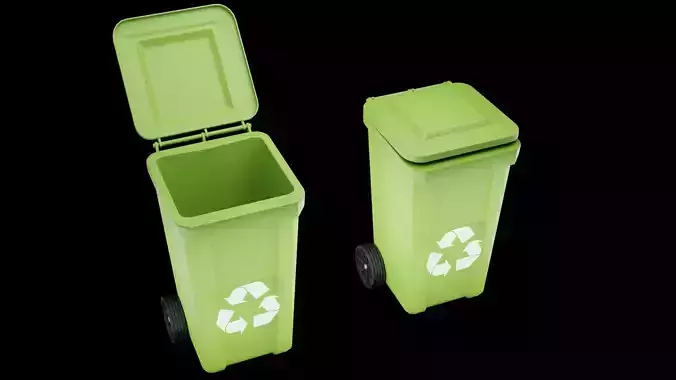 trash can 3D model