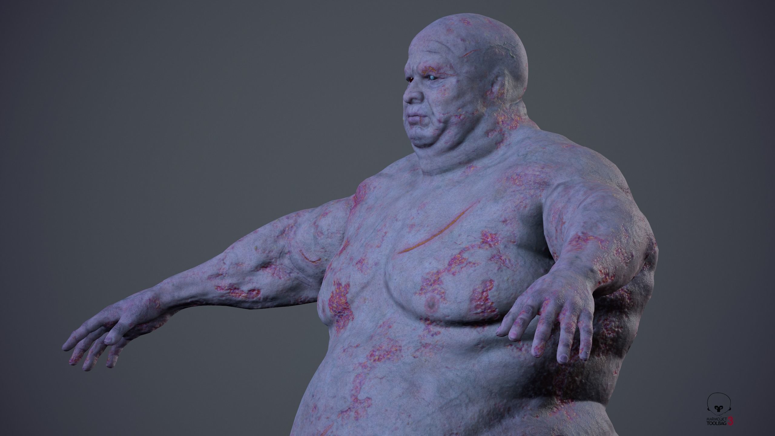 Mutant 01 Basic Low-poly 3D model_13