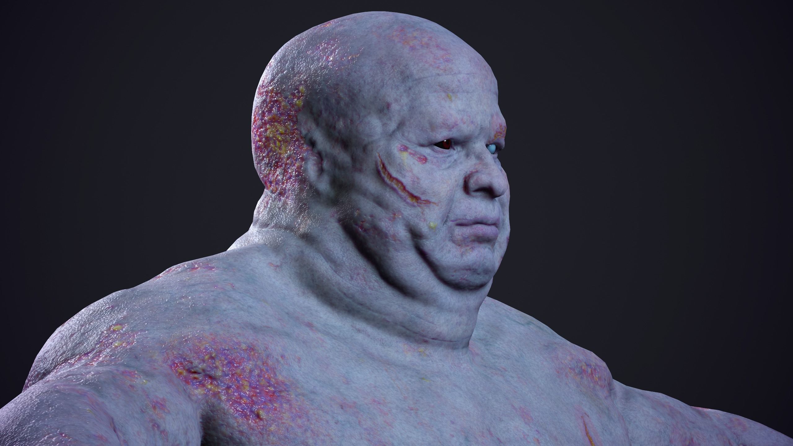 Mutant 01 Basic Low-poly 3D model_1