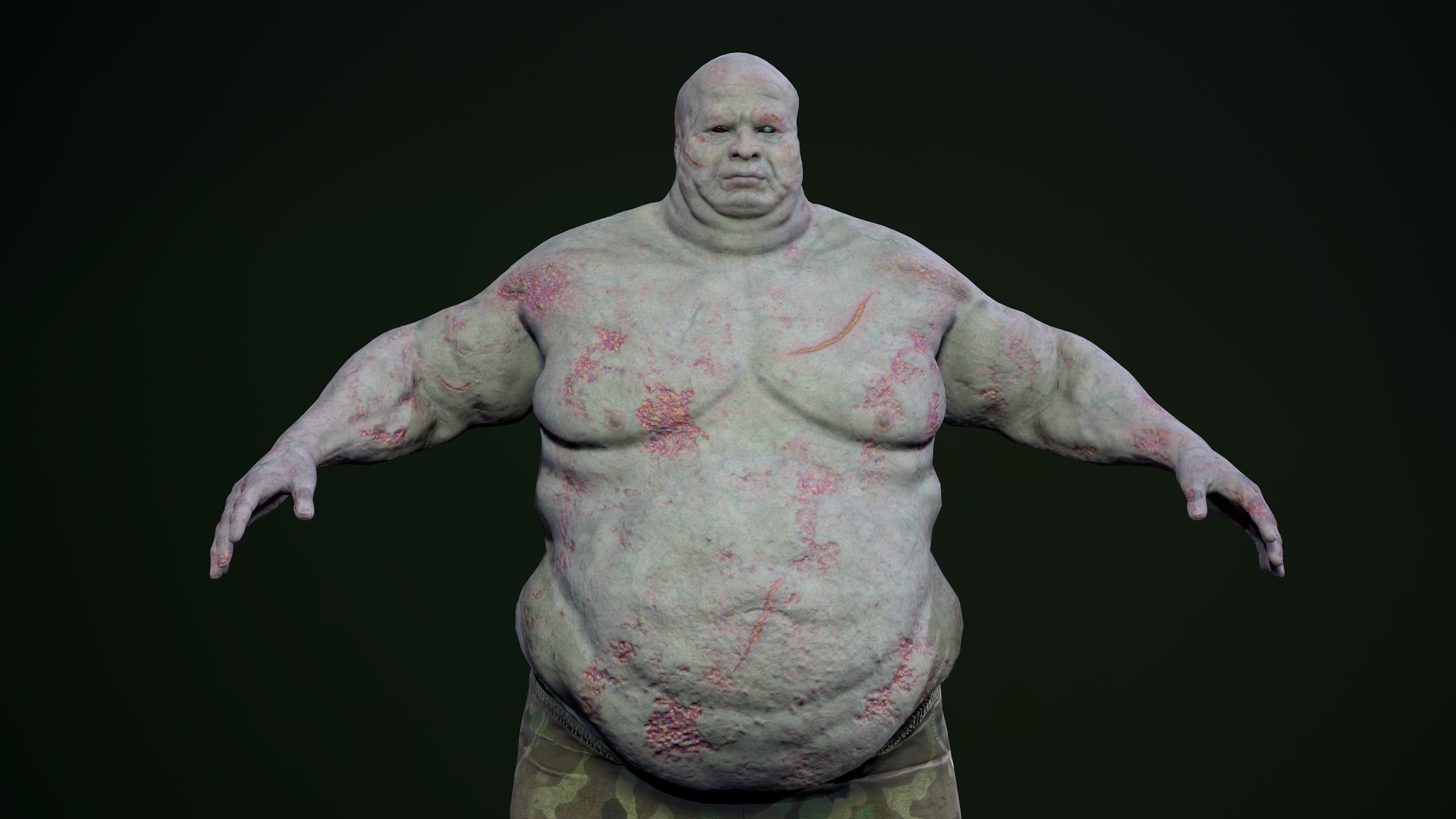 Mutant 01 Basic Low-poly 3D model_15