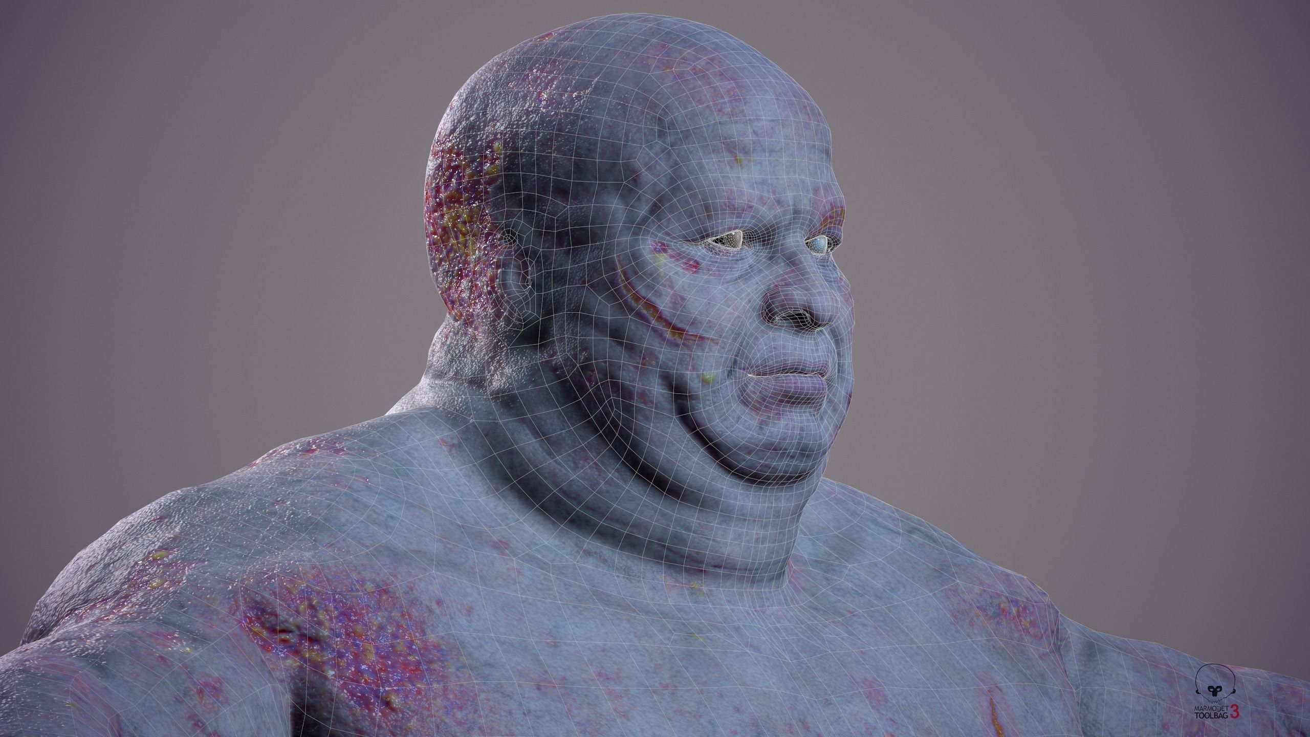 Mutant 01 Basic Low-poly 3D model_24