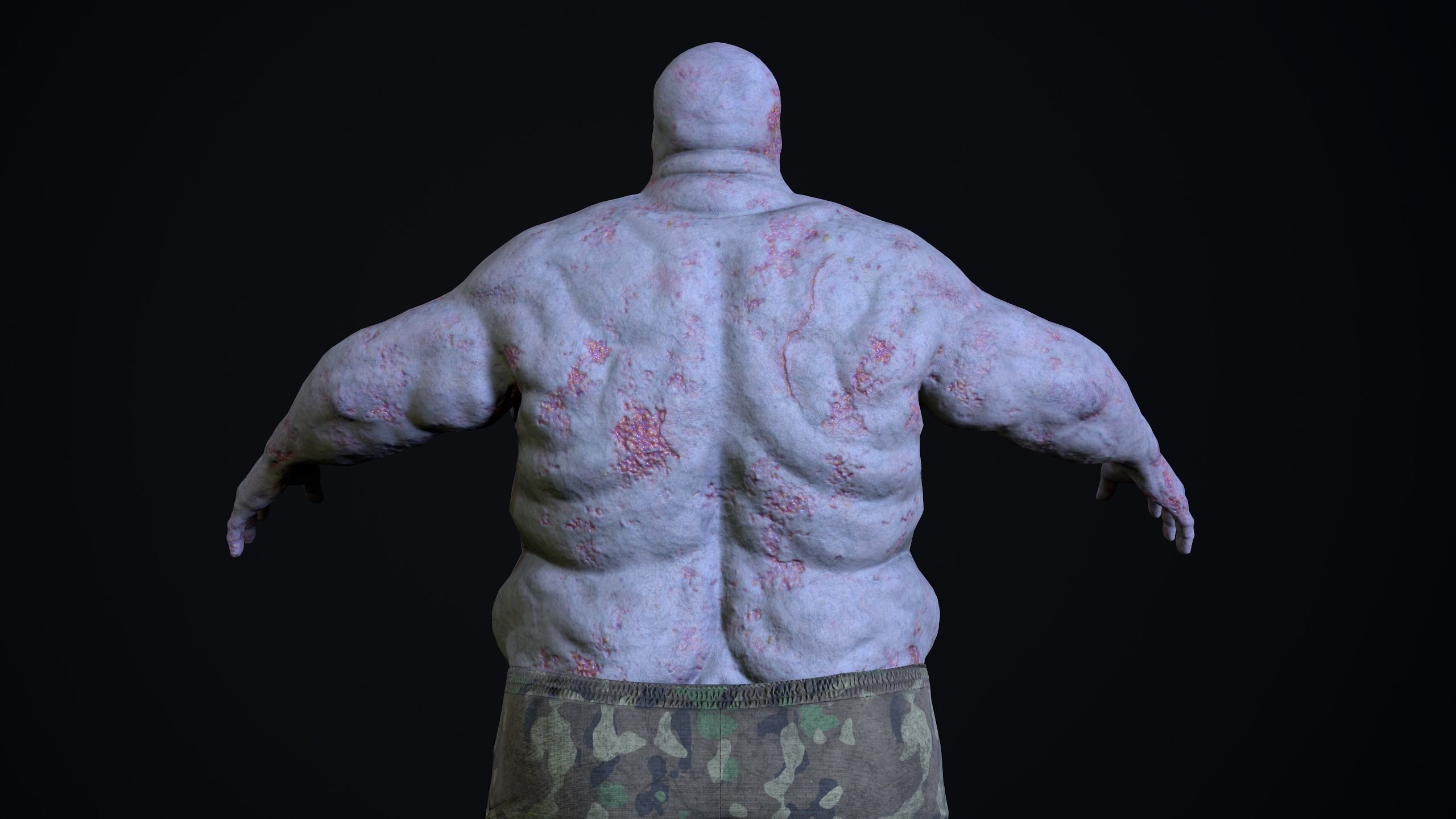Mutant 01 Basic Low-poly 3D model_17