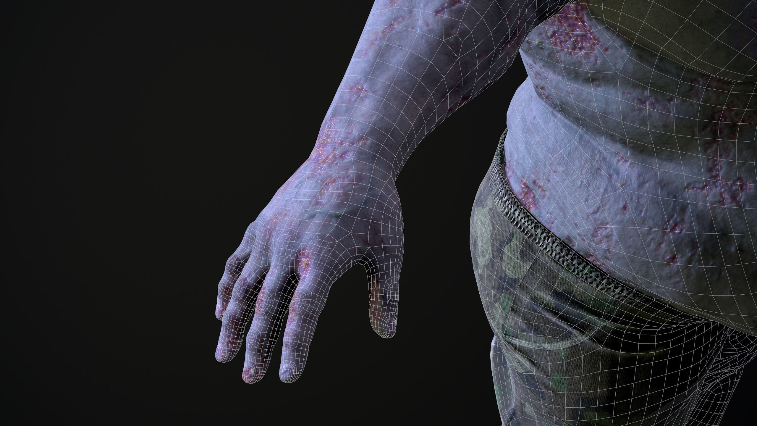 Mutant 01 Basic Low-poly 3D model_25