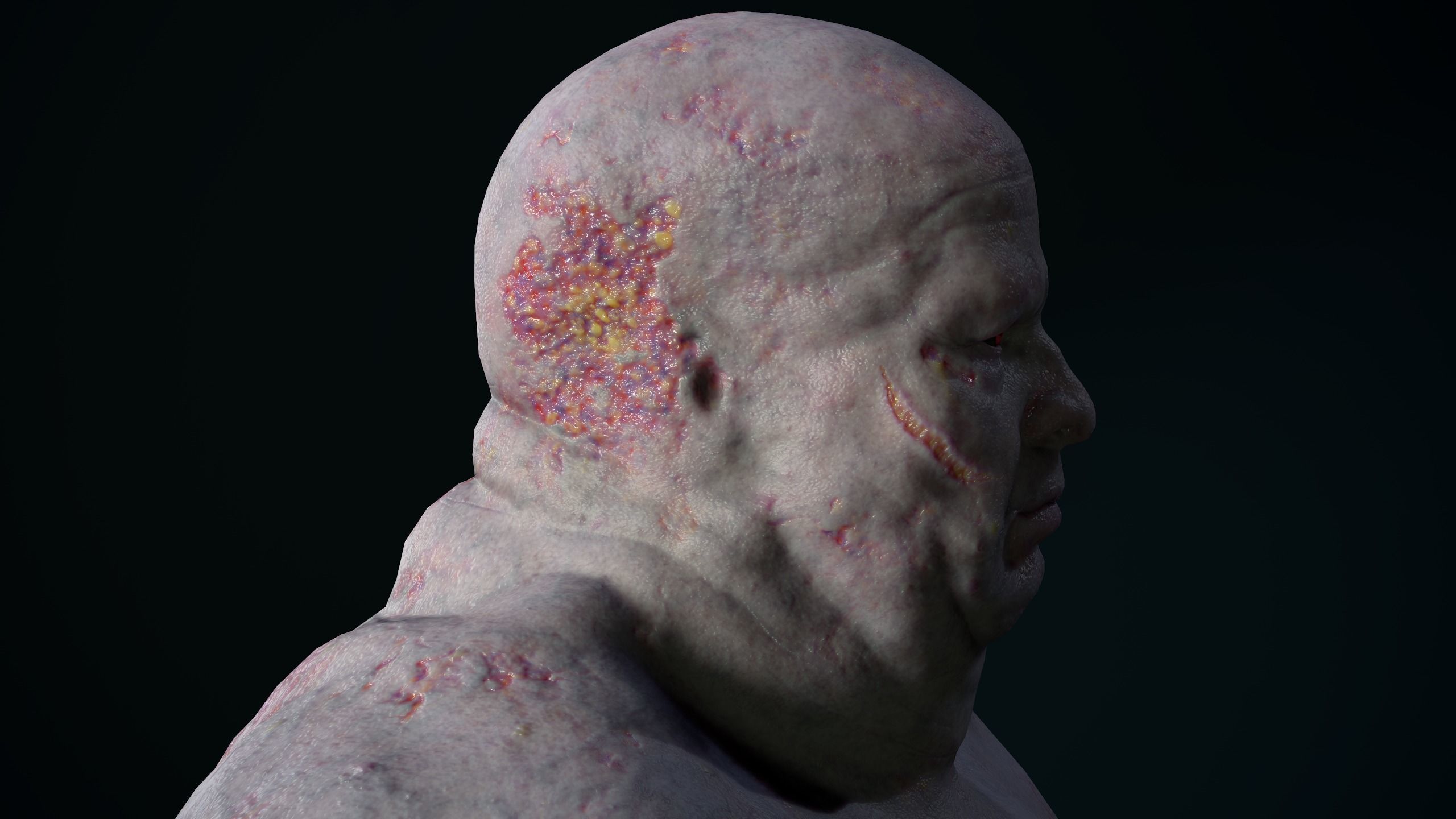 Mutant 01 Basic Low-poly 3D model_11