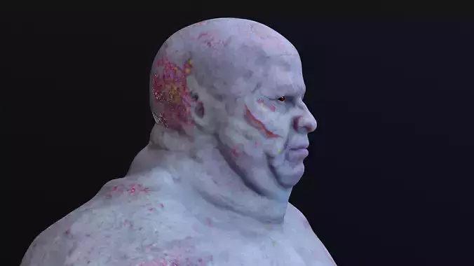 Mutant 01 Basic Low-poly 3D model