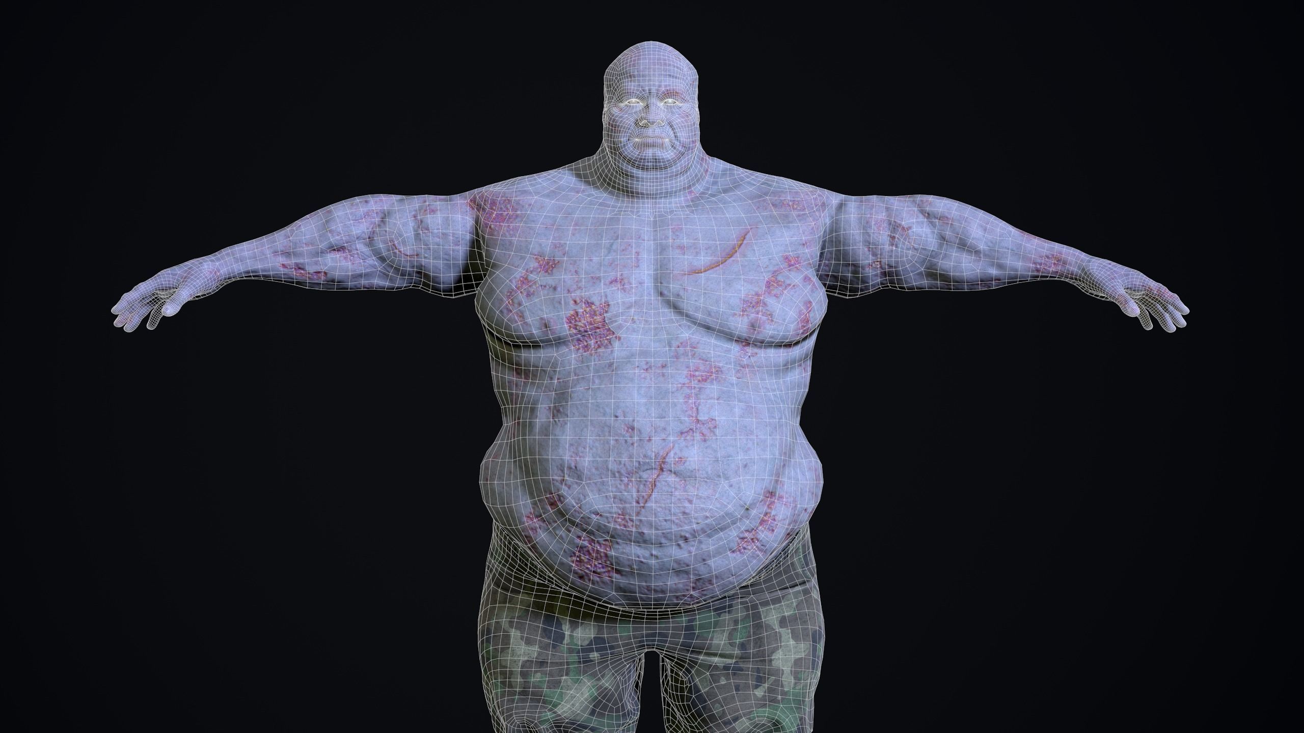 Mutant 01 Basic Low-poly 3D model_22