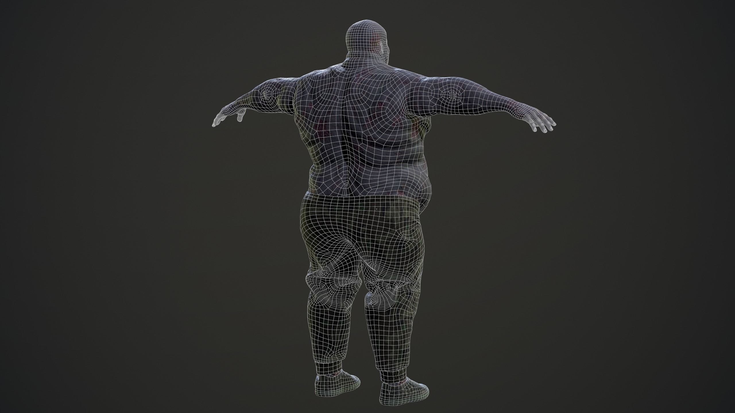 Mutant 01 Basic Low-poly 3D model_23
