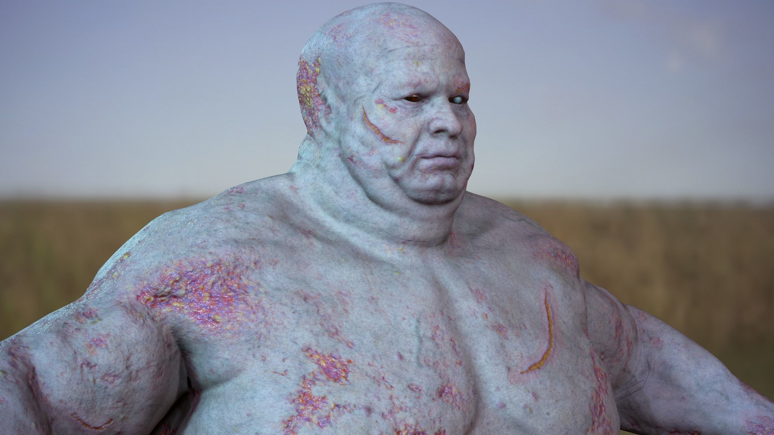 Mutant 01 Basic Low-poly 3D model_14