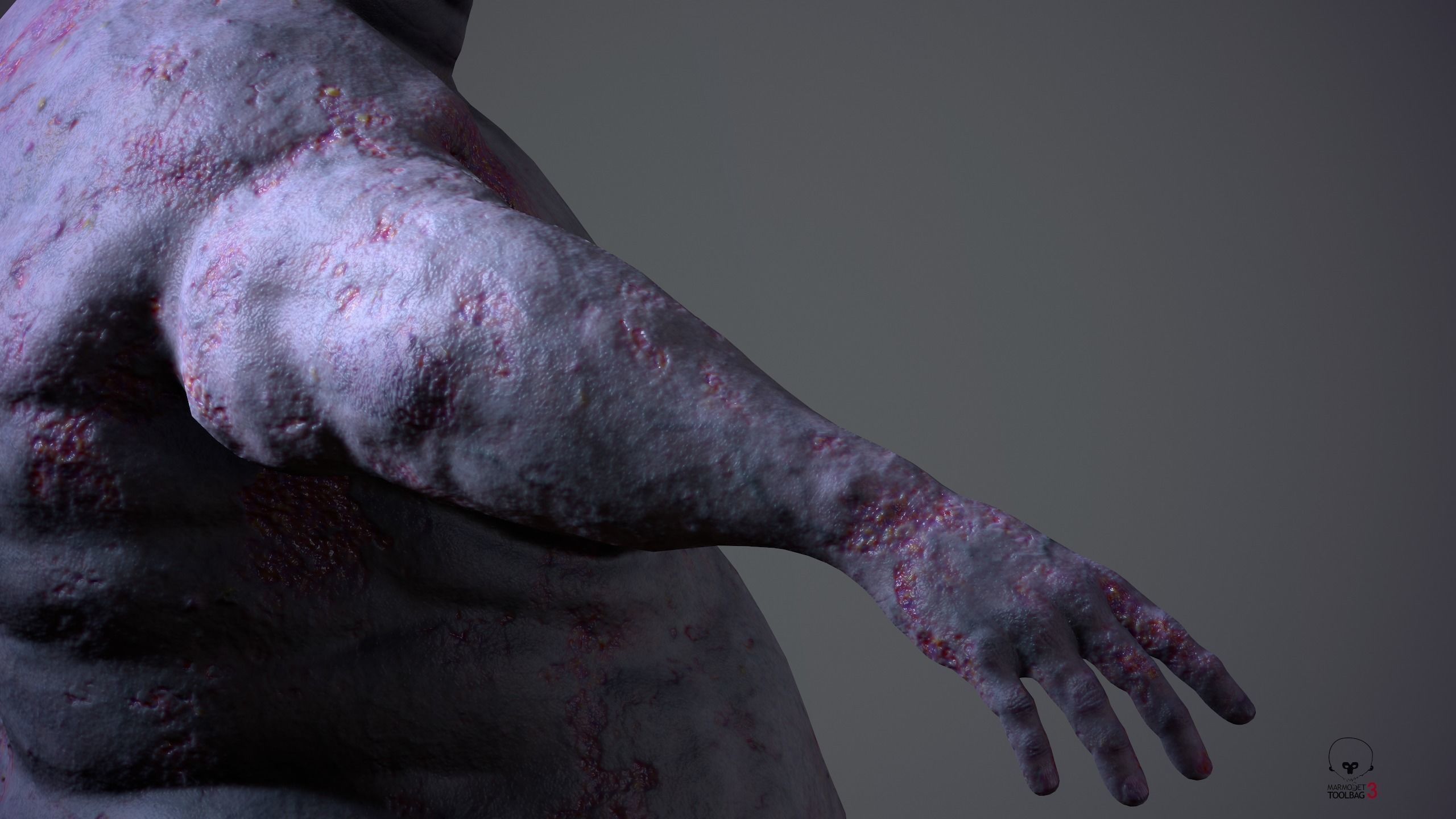 Mutant 01 Basic Low-poly 3D model_5