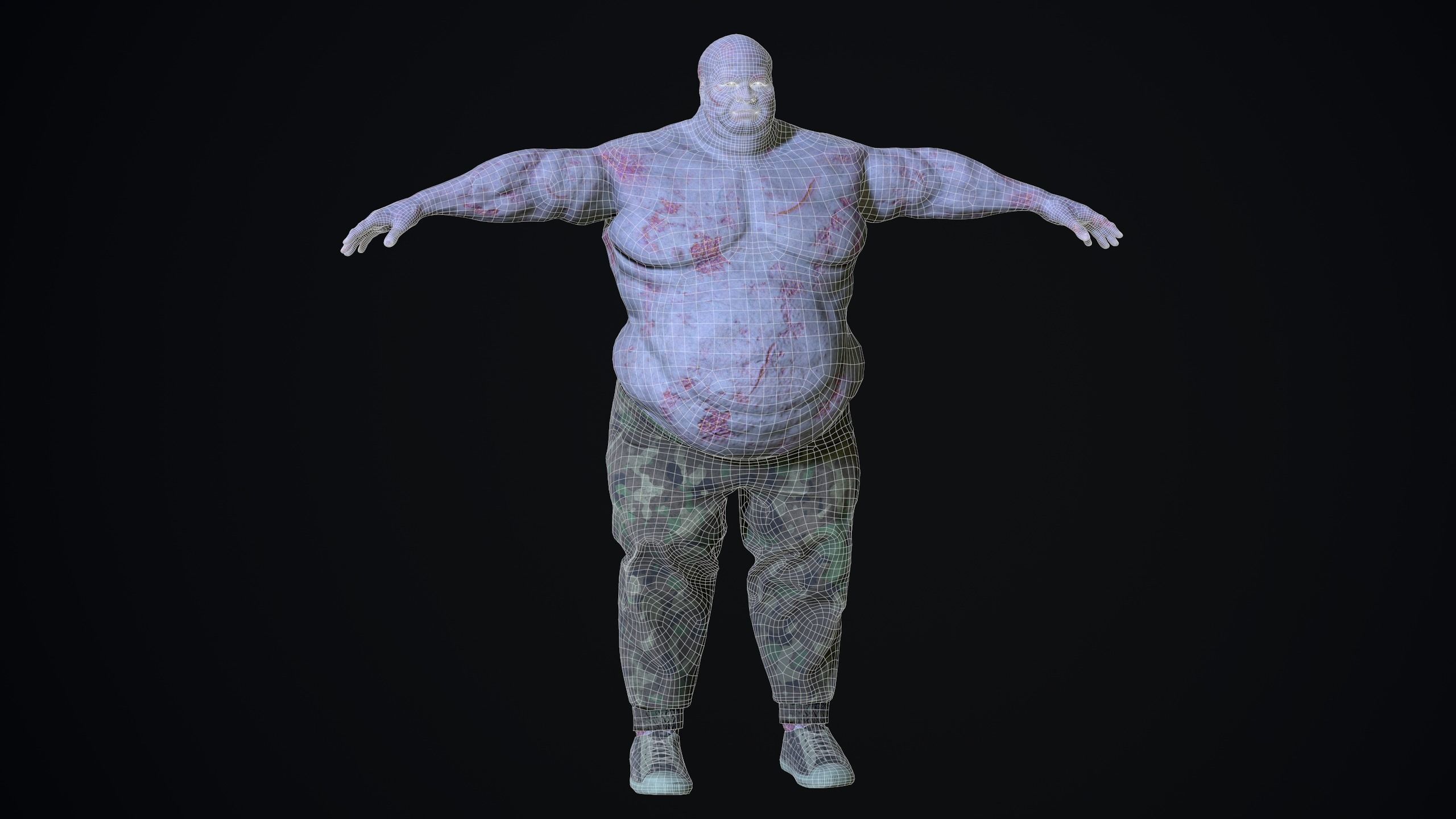 Mutant 01 Basic Low-poly 3D model_27