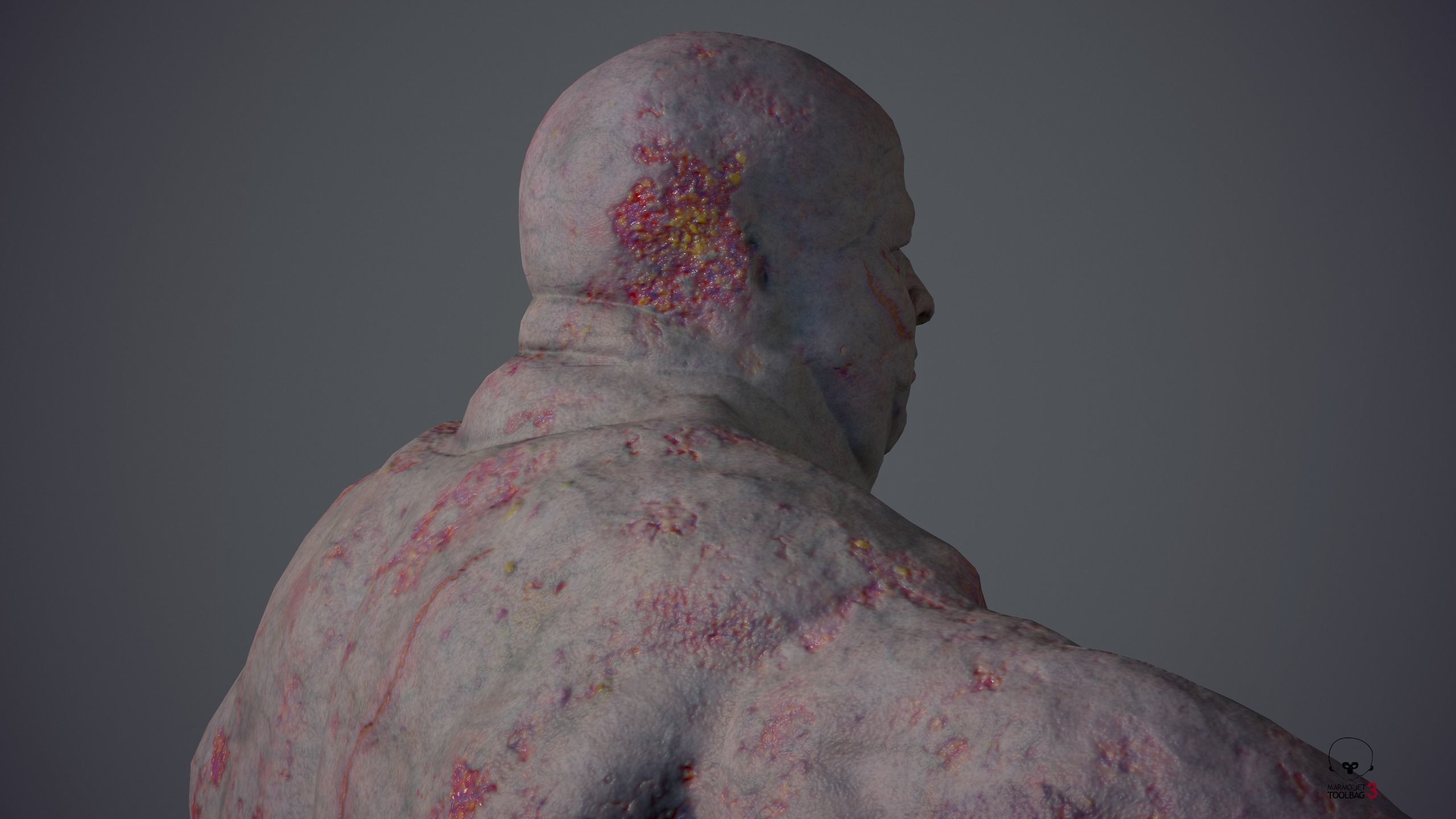 Mutant 01 Basic Low-poly 3D model_9