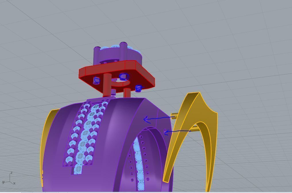 Diamond man ring white and yellow 3D print model 3D print model_3