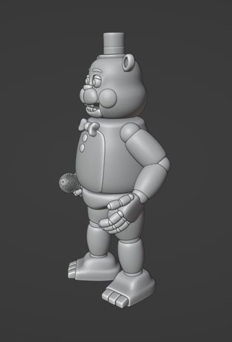 Toy Freddy 3D print model_6