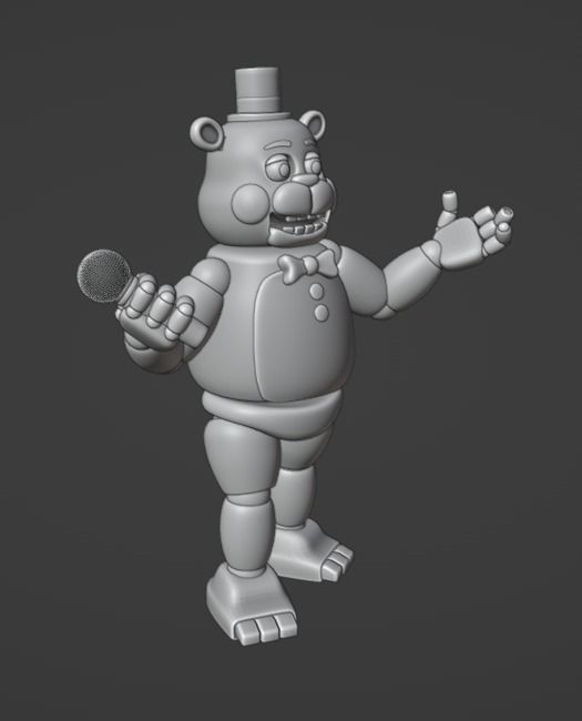 Toy Freddy 3D print model_4