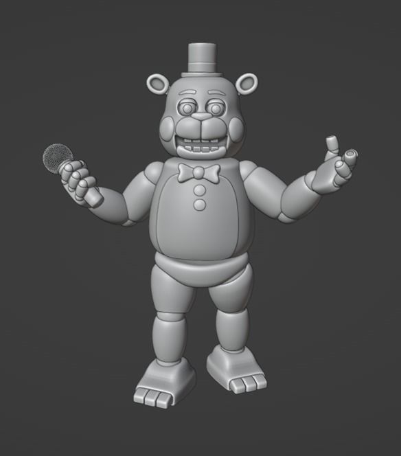 Toy Freddy 3D print model_1