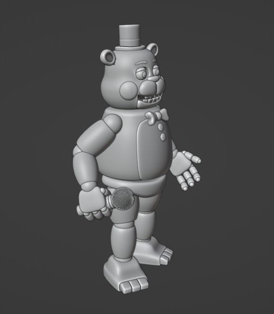 Toy Freddy 3D print model_8