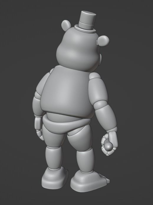 Toy Freddy 3D print model_11