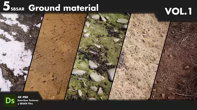 5 sbsar Ground material VOL 1