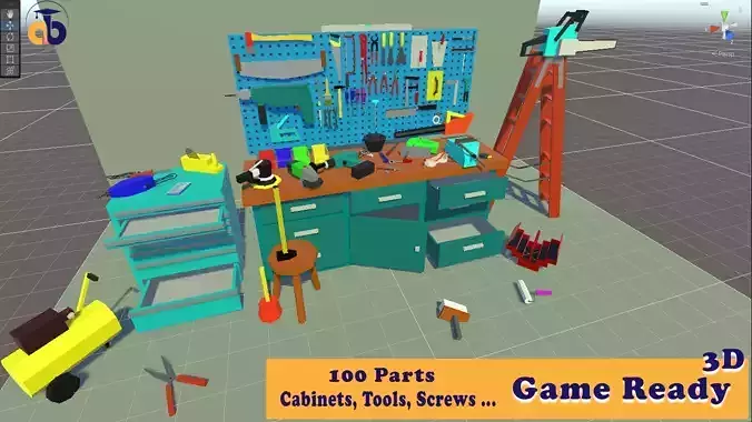 Comprehensive Low-Poly Toolset Collection 