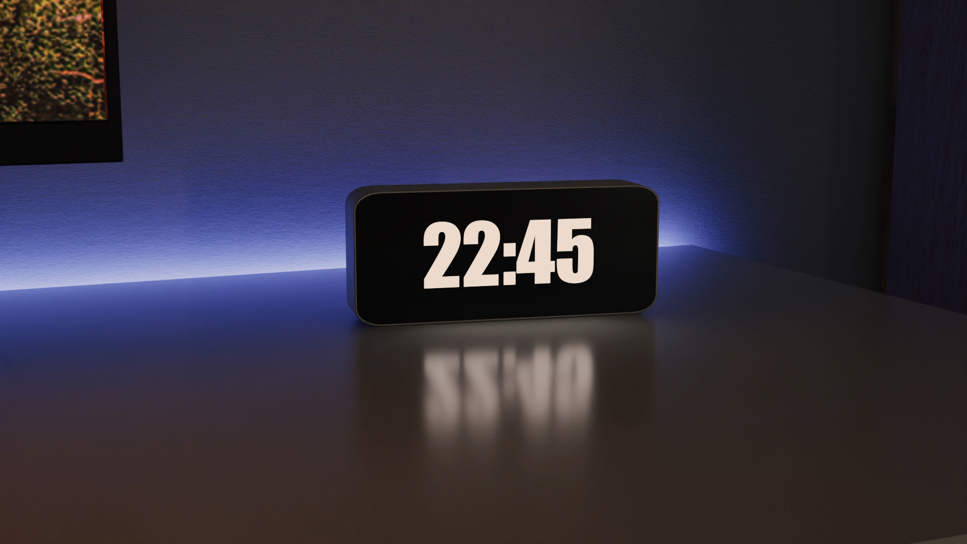 Minimatistic Computer Desk 3d Model by Nikdox 3D model_4