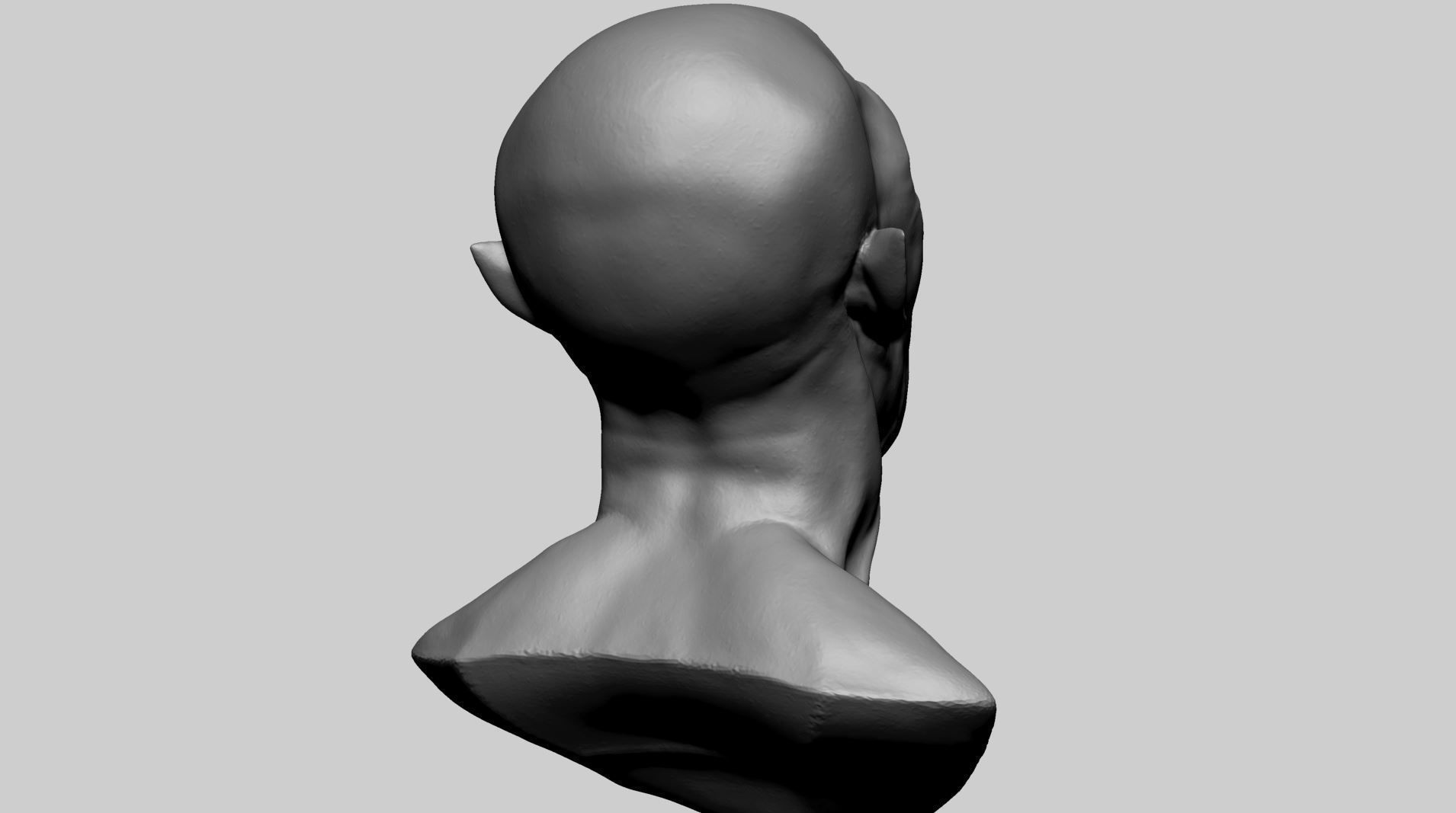 Creature Head C1 3D model_3