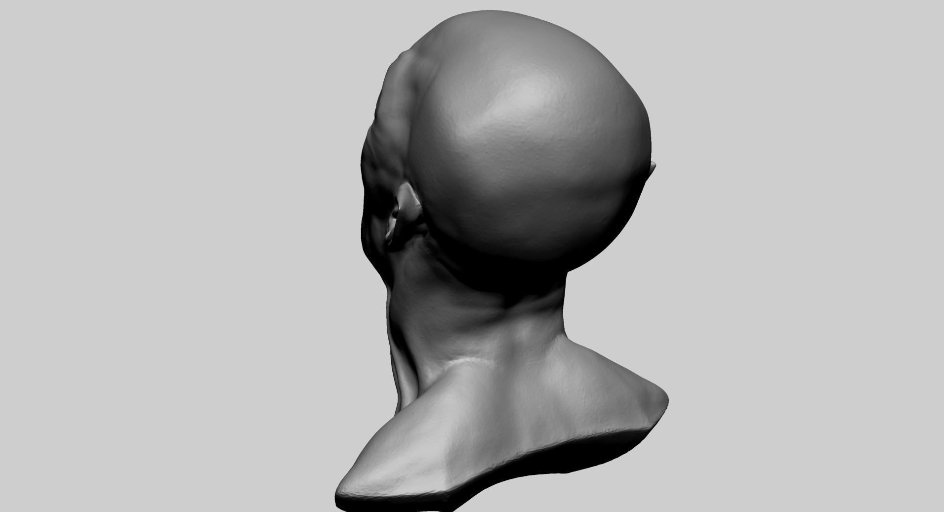 Creature Head C1 3D model_5