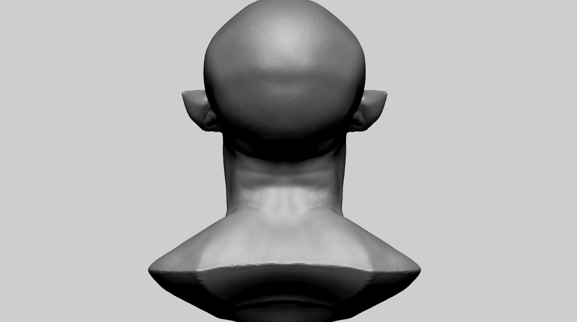 Creature Head C1 3D model_4