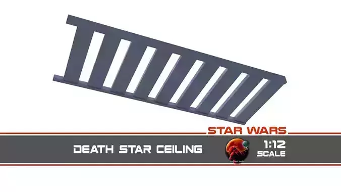 Death Star Ceiling - 1-12 scale Blackseries  Free 3D print model