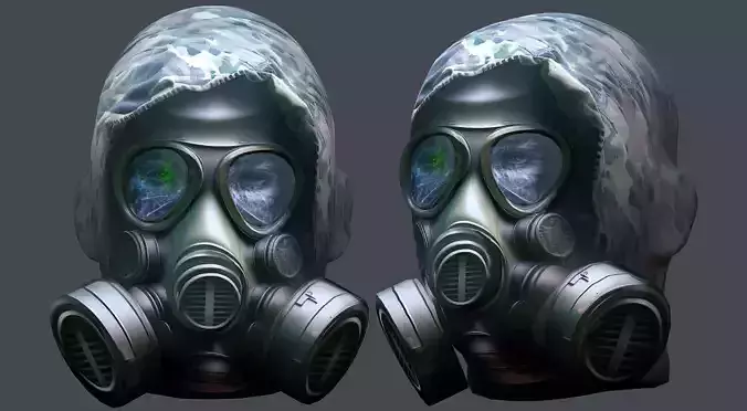 Helmet 3d model military combat Military Low-poly