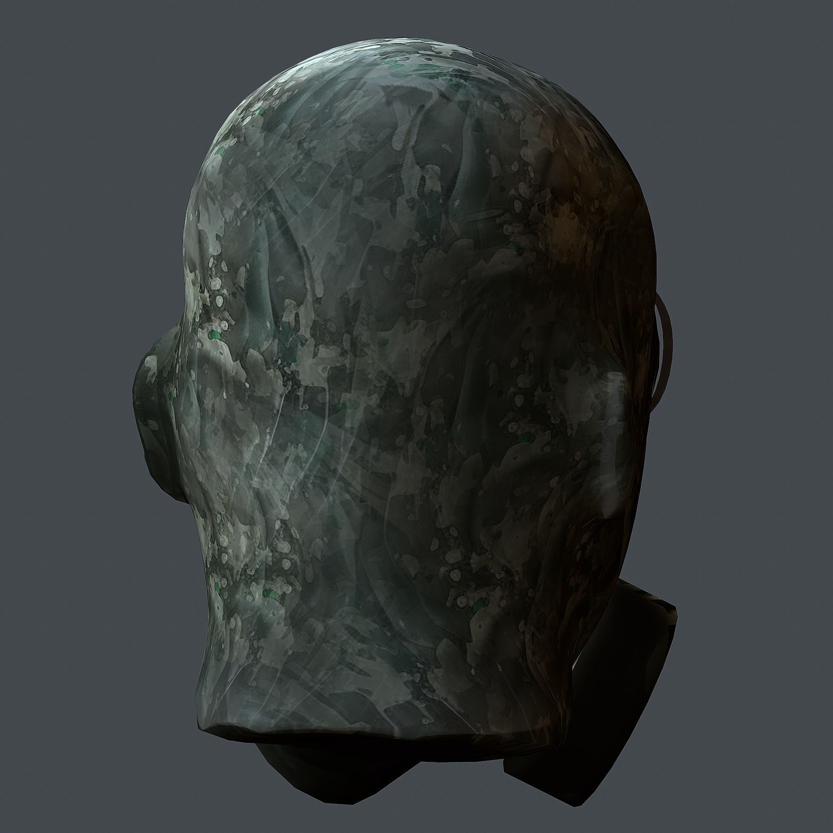 Helmet 3d model military combat Military Low-poly Low-poly 3D model_7