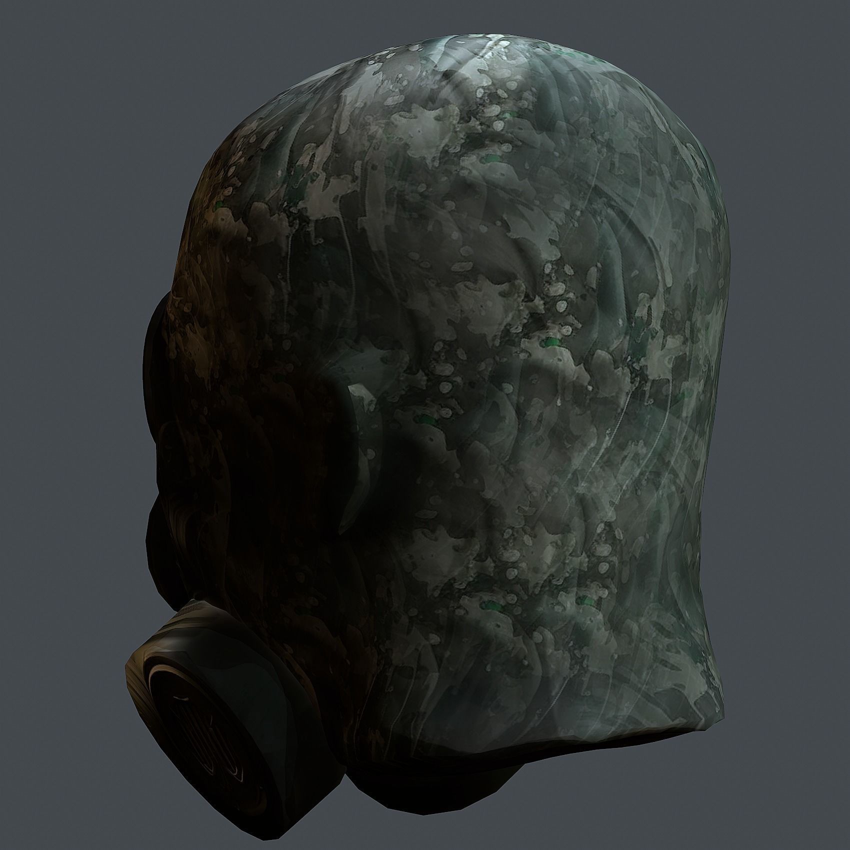 Helmet 3d model military combat Military Low-poly Low-poly 3D model_8