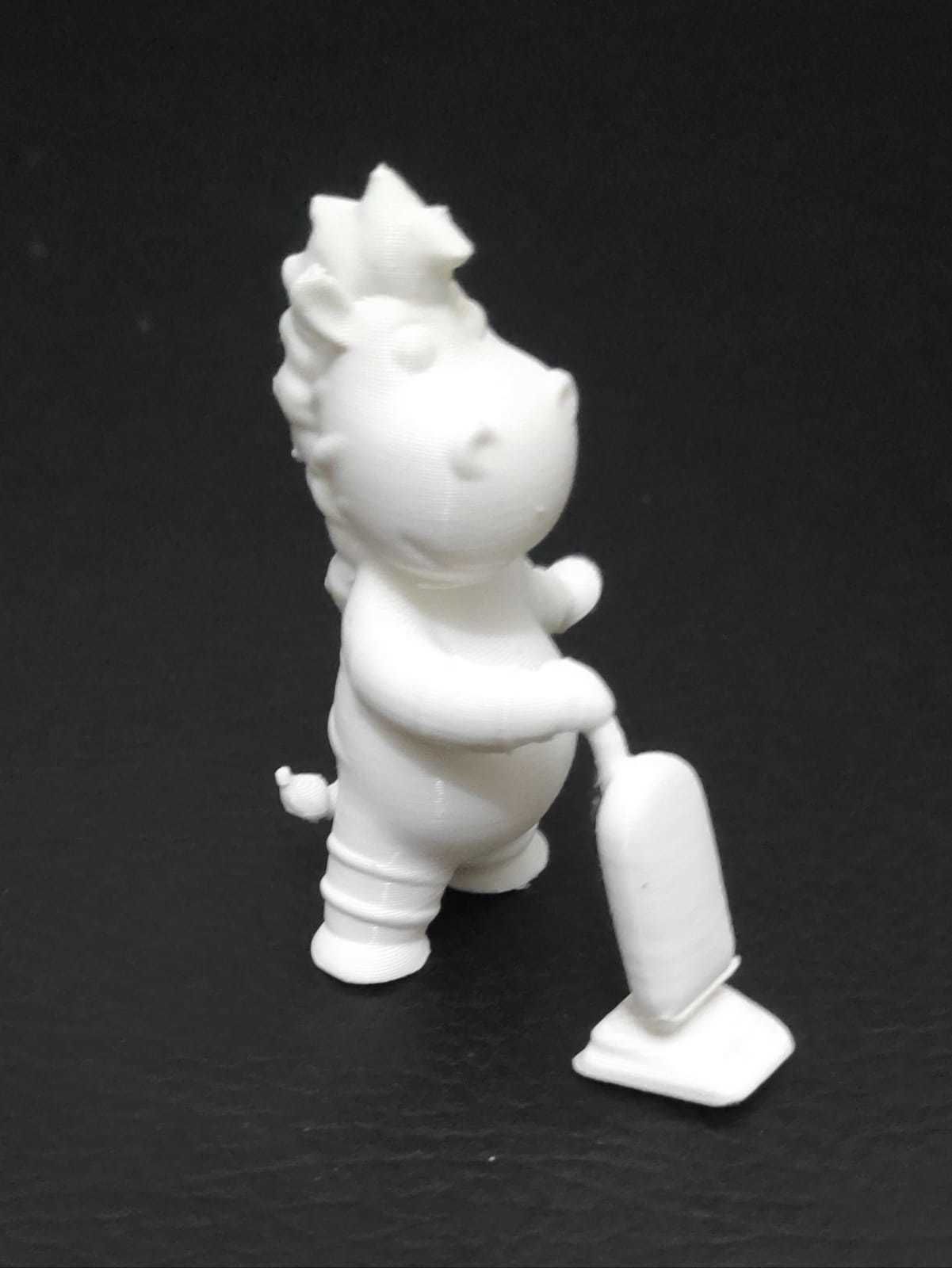 Zebra Vacuum Cleaner 3D model 3D printable CGTrader