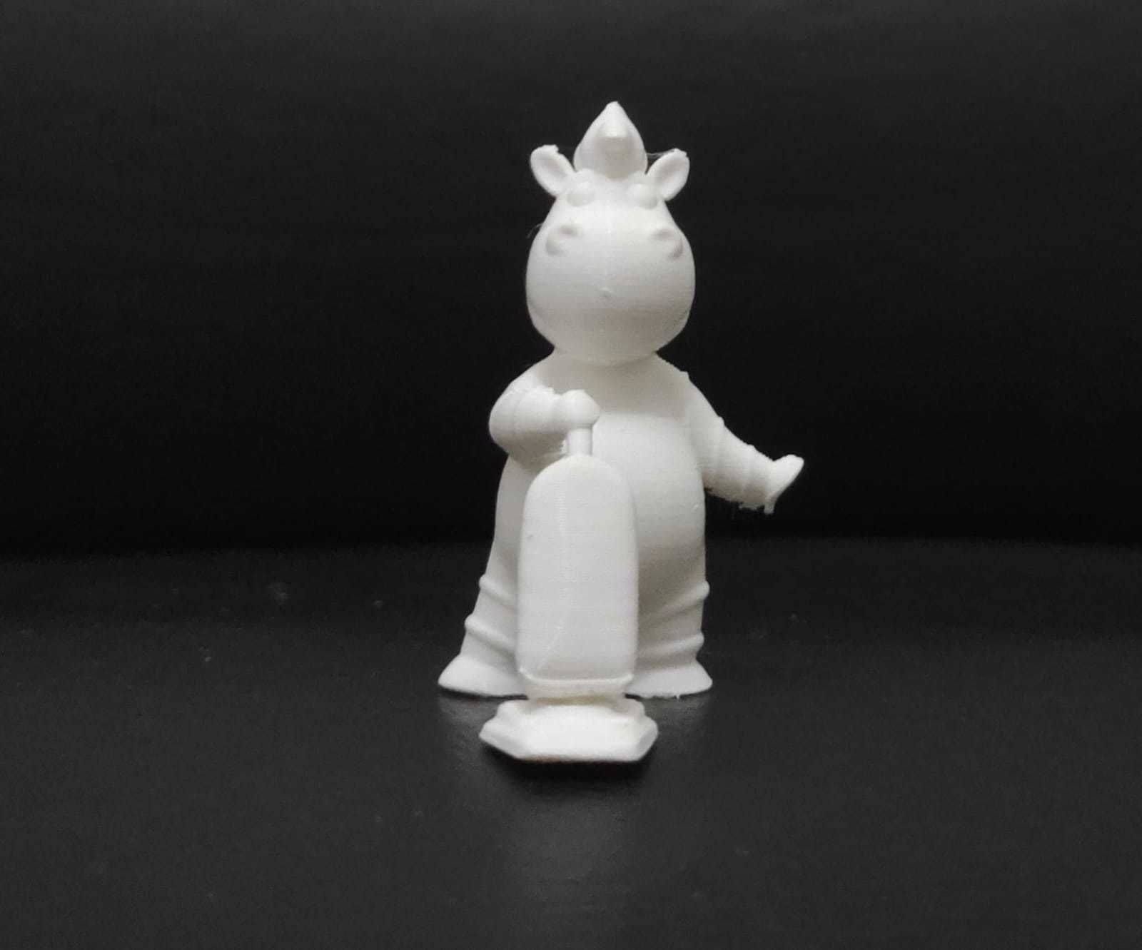 Zebra Vacuum Cleaner 3D model 3D printable CGTrader