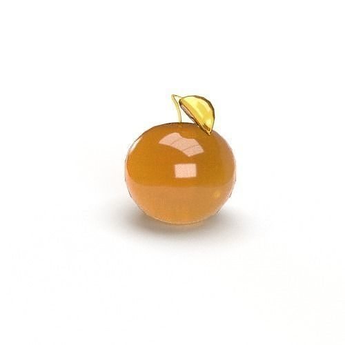 Glass Orange 3D model
