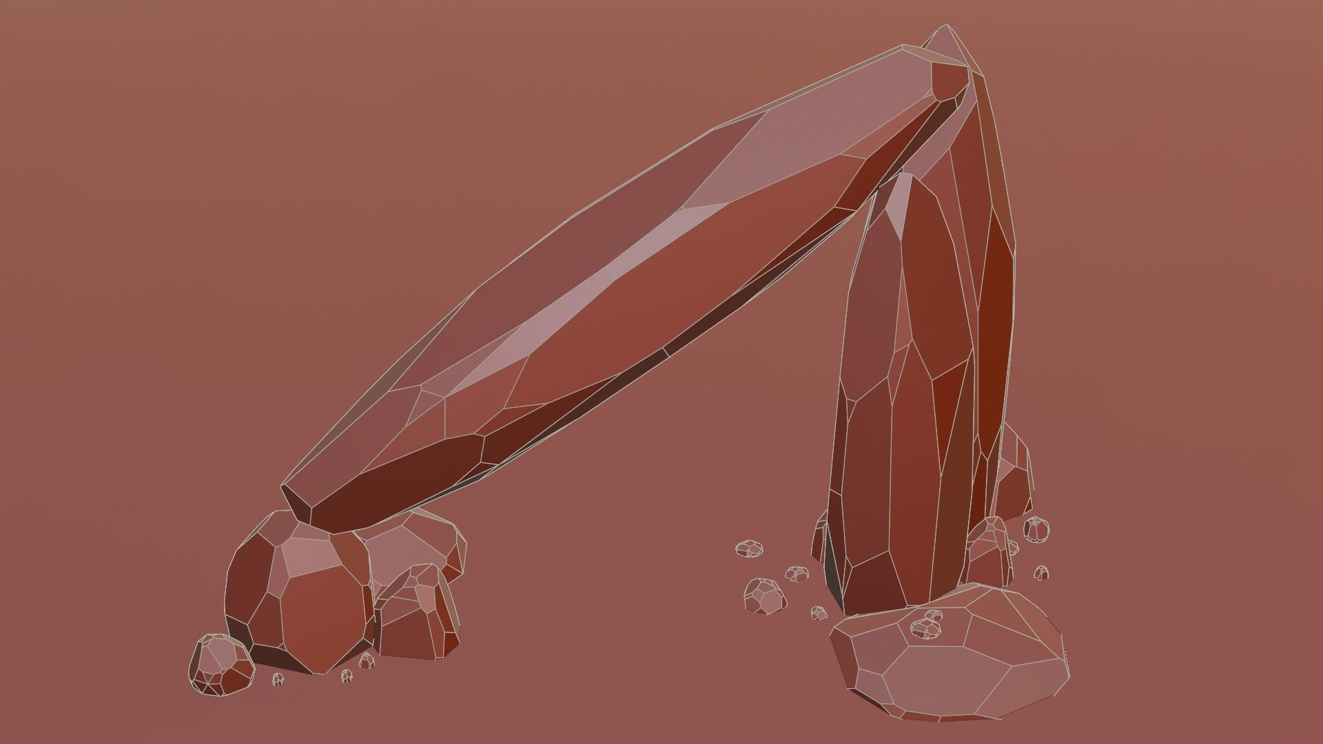 Low Poly Desert Pack 3D model_28