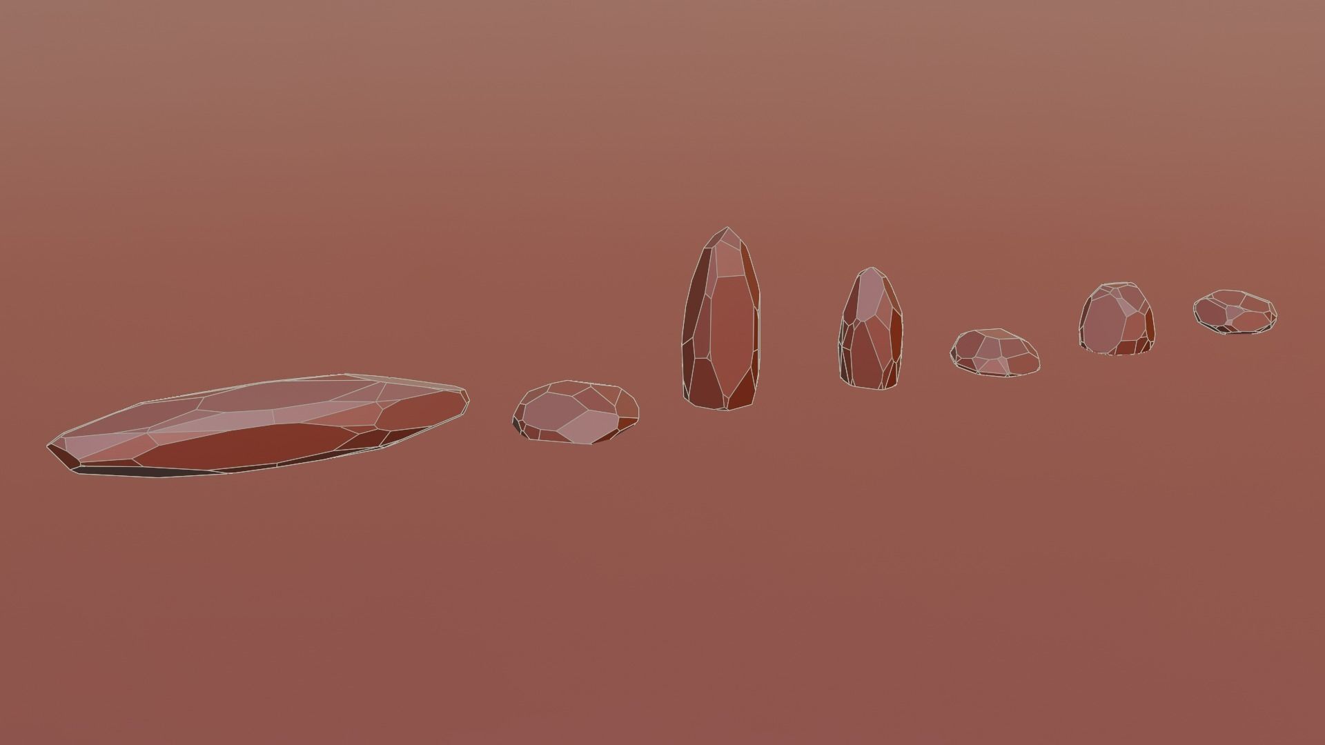 Low Poly Desert Pack 3D model_31