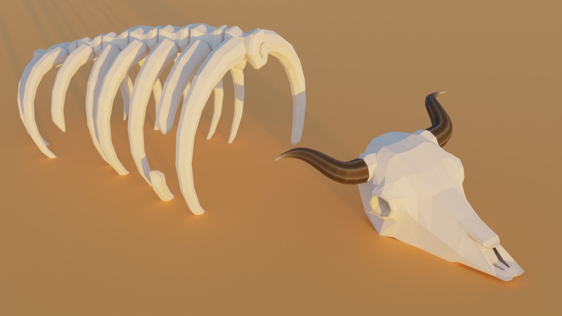 Low Poly Desert Pack 3D model_18