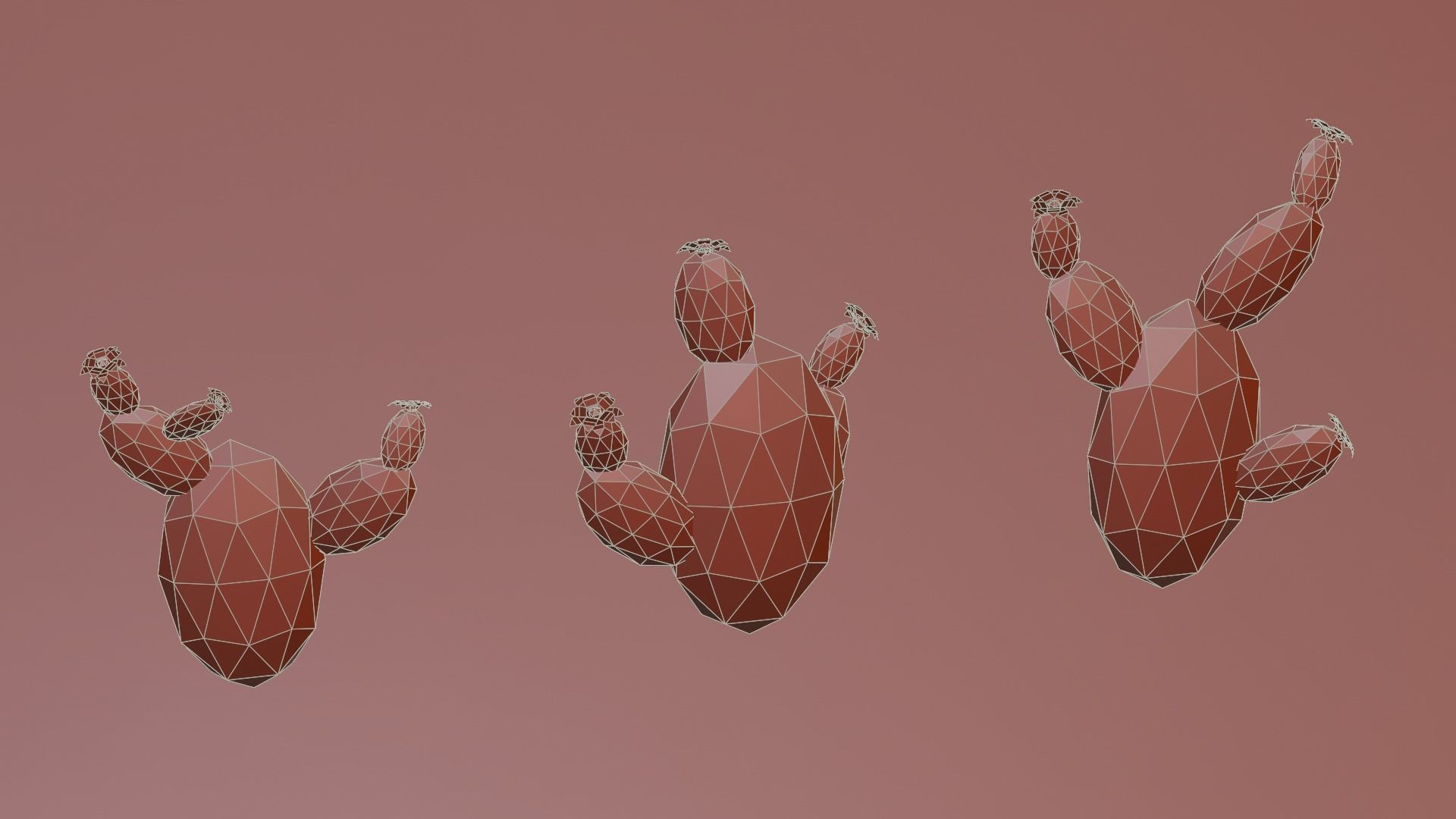 Low Poly Desert Pack 3D model_42