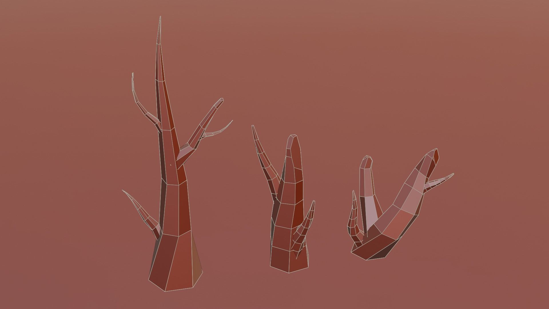 Low Poly Desert Pack 3D model_25