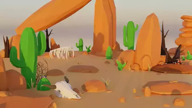 Low Poly Desert Pack